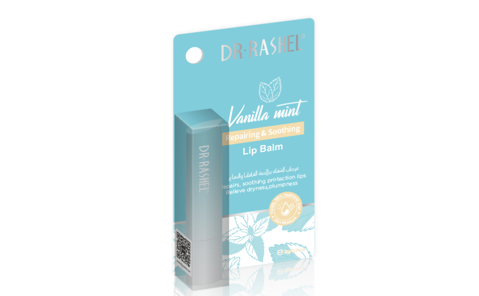 DRRASHEL-Vanilla-mint-repairing--soothing-lip-balm-lrmDRL-1